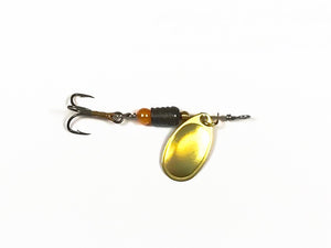 100 Series Spinner - Black/Gold Gordie's Custom Lures 100 Series Spinner - Black/Gold Gordie's Custom Lures