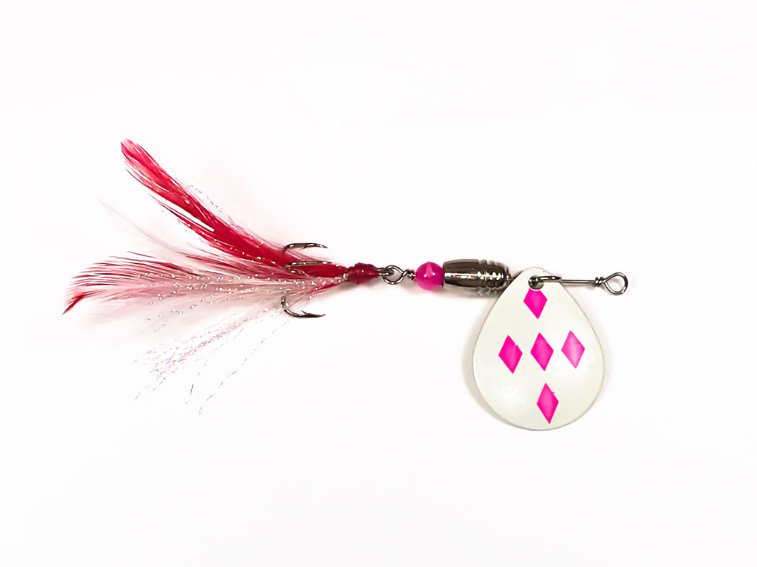 Lunker Series Spinner - Pink Diamonds